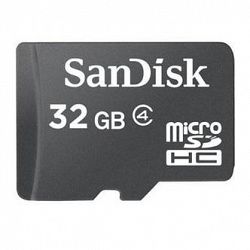 SanDisk-32gb Microsdhc Card With Adapter