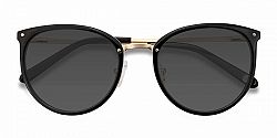 Women's Crush - Black round metal - 17747 Rx Sunglasses - EyeBuyDirect Prescription Eyeglasses