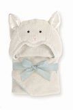Bearington Baby LAMBY HUGS Cream Bath Towel Wrap