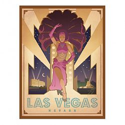 Las Vegas, Nevada | Showgirl Postcard