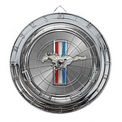 Ford Mustang - Tri Bar and Pony 3D Badge Dartboard With Darts