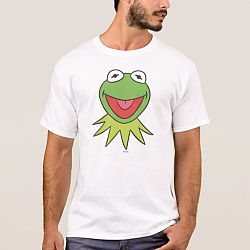 Kermit the Frog Cartoon Head T-shirt