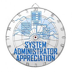 28th July - System Administrator Appreciation Day Dartboard