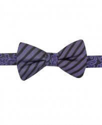 Countess Mara Men's Reversible Vine & Stripe To-Tie Bow Tie