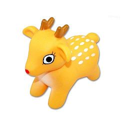 Puzzled Deer Rubber Squirter Bath Buddy Bath Toy - Deer Collection - 3 Inch - Affordable High Quality Gift For Your Little One - Item #2720