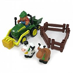 Tomy John Deere Set tractor/animals