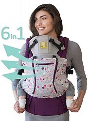 SIX-Position, 360° Ergonomic Baby & Child Carrier by LILLEbaby - The COMPLETE All Seasons (Bunny Trail)