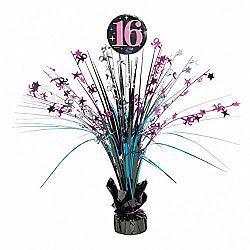 Amscan Sweet 16 Birthday Centrepiece Spray Decoration (One Size) (Multicolored)