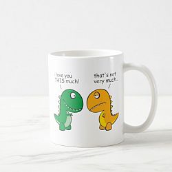 funny-T-Rex-little-arms-cartoon Coffee Mug