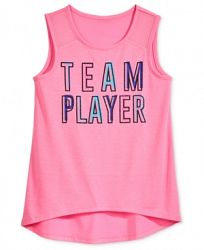 Ideology Team Player Graphic-Print Tank Top, Big Girls, Created for Macy's