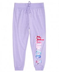 Ideology Dance Graphic-Print Sweatpants, Little Girls, Created for Macy's