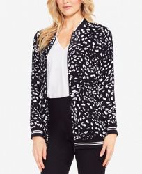 Vince Camuto Printed Bomber Jacket