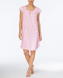 Charter Club Cotton Knit Nightgown, Created for Macy's