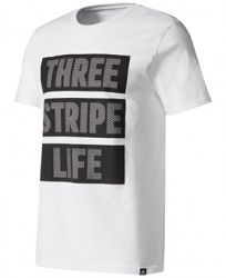 adidas Men's Three Stripe Life Graphic T-Shirt
