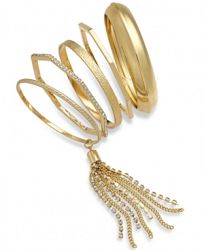 Thalia Sodi Geometric Bangle Bracelet Set, Created for Macy's