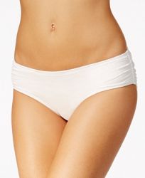 Michael Michael Kors Essential Shirred Bikini Bottoms Women's Swimsuit