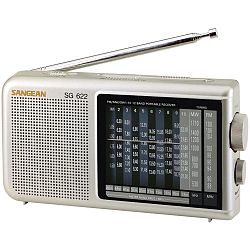 Sangean SG-622 FM/MW/SW 1-10 Compact 12 Band World Receiver
