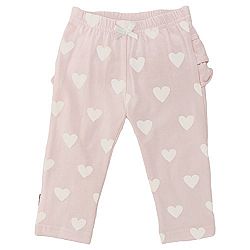 Kushies Baby Girls Legging and Tights, Light Pink Print, 9 Months