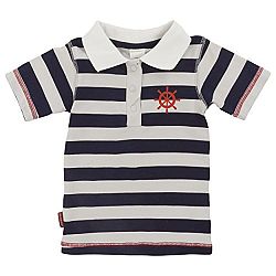 Blue Banana Baby Boys Short Sleeves T-Shirt, Navy Stripe, 9 Months