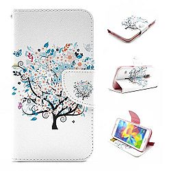 Galaxy Core Plus G350 Cases, Samsung G350 Case, Fashion Style PU Leather Stand Feather with 2 Build-in Card Slots, Money Pocket Flip Cover Magnetic Closure Cover Case for Galaxy G350