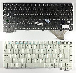 TsingHua Tongfang A6500 White UK Layout Replacement Laptop Keyboard