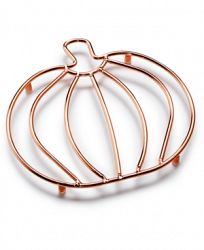Martha Stewart Collection Copper Wire Pumpkin Trivet, Created for Macy's