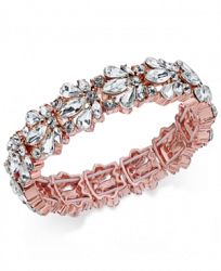 Charter Club Crystal Stone Stretch Bracelet, Created for Macy's
