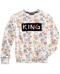 Sean John King-Print Sweatshirt, Big Boys (8-20)