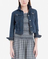 Max Studio London Cropped Denim Jacket, Created for Macy's