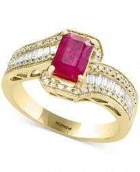 Amore by Effy Certified Ruby (1 ct. t. w. ) & Diamond (1/2 ct. t. w. ) Ring in 14k Gold