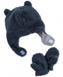 Carter's 2-Pc. Fleece Hat & Mittens Set, Baby Boys (0-24 months)