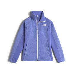 Girl's Arcata Full Zip Jacket-Grapemist Blue Heather