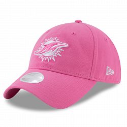 Miami Dolphins NFL Women's Preferred Pick Relaxed Fit 9TWENTY Cap - Pink