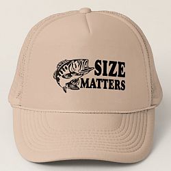 Bass Fishing - Size Matters Trucker Hat