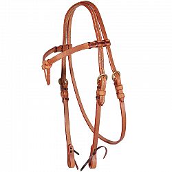 Billy Royal Harness Leather Futurity Browband Bridle