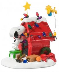 Department 56 Peanuts Village Getting Ready for Christmas Collectible Figurine
