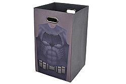 Modern Littles Batman vs Superman Grey Uniform Folding Laundry Bin