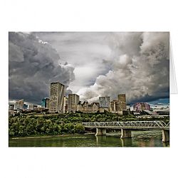 Storm Over Edmonton Card