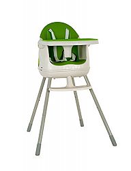 Keter 3-in-1 Multi-Dine Convertible High Chair / Booster Seat / Junior Seat, White & Green