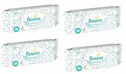 Pampers Sensitive Wipes - 18 Count Wipes (4 Pack)