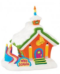 Department 56 Grinch Village Collection Who School