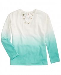Belle Du Jour Lace-Up Sweatshirt, Big Girls (7-16)