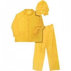 Ironwear 3 Piece Economy Rainsuit Yellow 8236-Y, Large