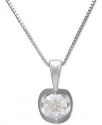Diamond Pendant Necklace (3/8 ct. t. w. ) in 14k White Gold