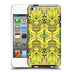 Official Amy Sia Agnes Chartreuse Kaleidoscope Hard Back Case for Apple iPod Touch 4G 4th Gen