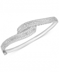 Wrapped in Love Diamond Swirl Bangle Bracelet (2 ct. t. w. ) in Sterling Silver, Created for Macy's