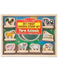 Melissa & Doug Farm Animals My First Wooden Stamp Set