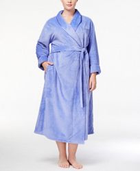 Charter Club Plus Size Long Robe, Created for Macy's