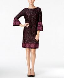Charter Club Petite Printed Shift Dress, Created for Macy's