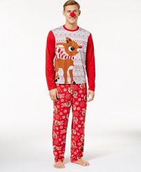 Briefly Stated Men's Rudolph Pajama Set